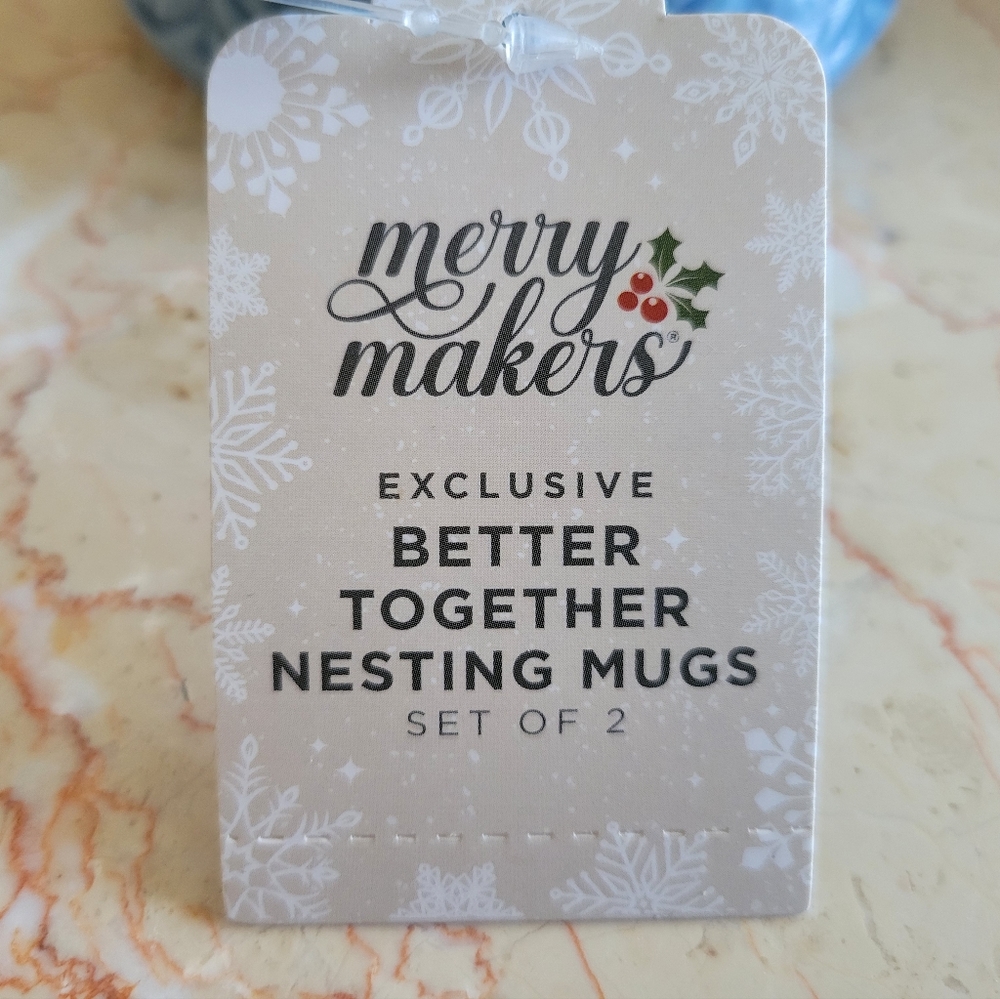 Merry Markers Better Together Nesting Mugs, Set of 2 - Picture 4 of 5